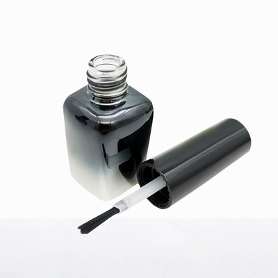 Gradient Color Nail Polish Mini Bottles Square Shape 7ml 15 Ml With Plastic Cap