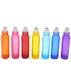 Clear Perfume Frosted Essential Oil Roller Bottles 3ml 5ml 6ml Leak Proof